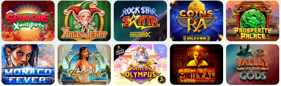 MANGA CASINO Machines à sous classiques